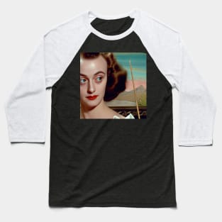 Captivating Performances by Bette Davis Baseball T-Shirt